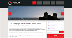 Desktop Screenshot of pricedout.org.uk